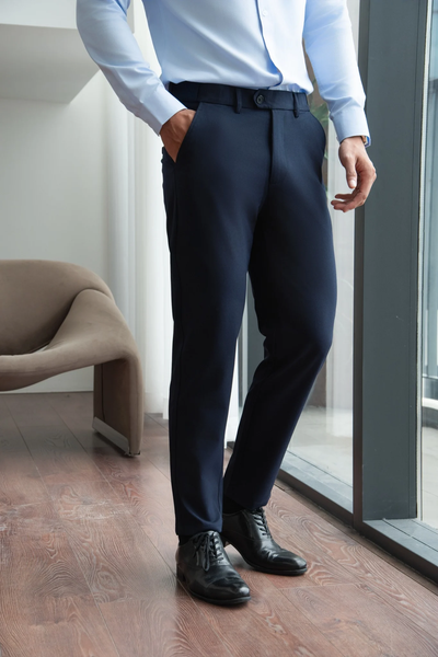  QUẦN TÂY NAM 508 LƯNG TĂNG-SLIM FIT XANH ĐEN 