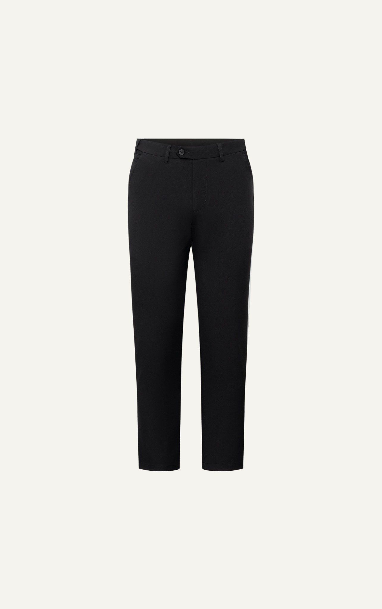  QUẦN KAKI NAM 509-SLIM FIT ĐEN-LƯNG CO RÚT 