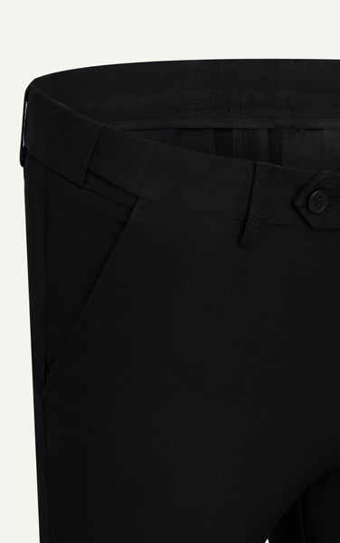  QUẦN KAKI NAM 509-SLIM FIT ĐEN-LƯNG CO RÚT 