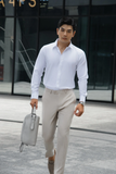  SOMI NAM 5851- SLIM FIT TRẮNG 