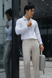  SOMI NAM 5851- SLIM FIT TRẮNG 