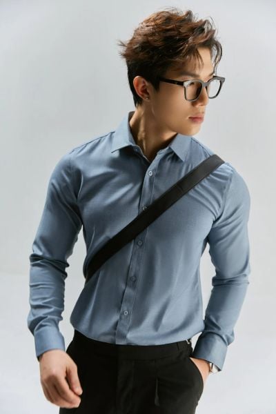  SOMI NAM 5851-SLIM FIT XANH LB 