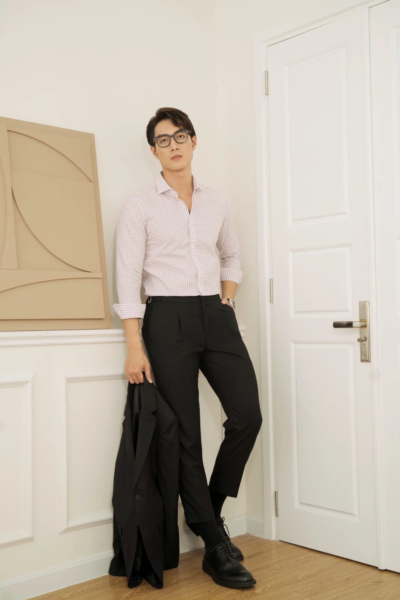  SOMI NAM 5865-HỒNG XANH 