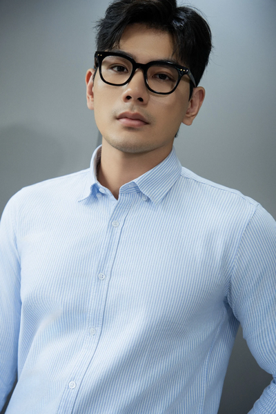  SOMI NAM 5875-SỌC XANH TRẮNG 