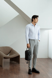  SOMI NAM 5876-1-SLIM FIT XANH SỌC NHUYỄN 