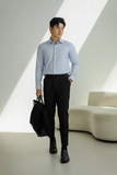  SOMI NAM 5876-1-SLIM FIT XANH SỌC NHUYỄN 
