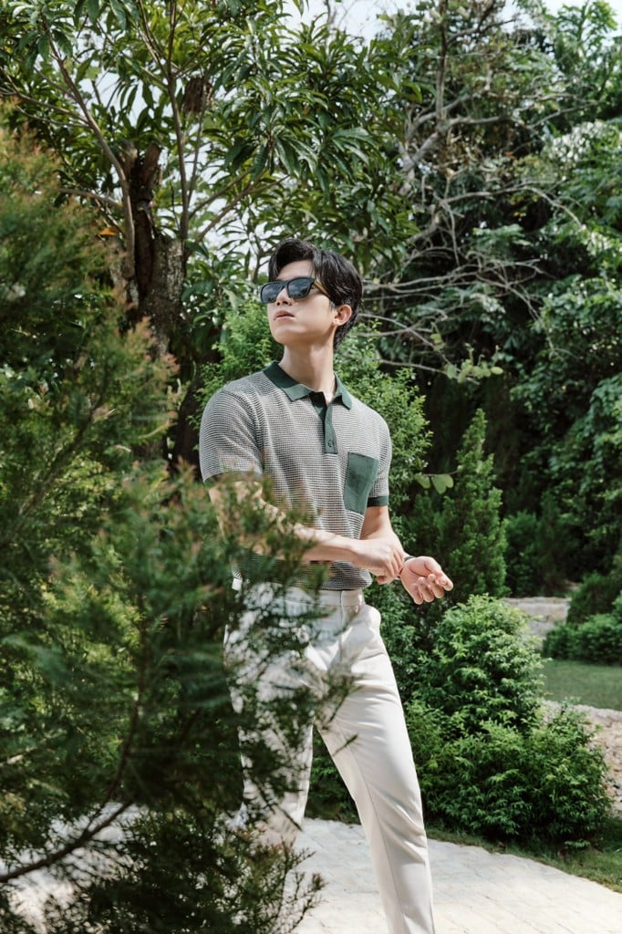  POLO NAM DỆT KIM 604-REGULAR FIT RÊU 