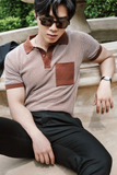  POLO NAM DỆT KIM 604-REGULAR FIT NÂU 