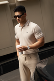  POLO NAM 6101-SLIM FIT KEM VIỀN NÂU 