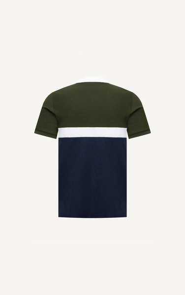  POLO NAM 8053-RÊU TRÊN-TRẮNG GIỮA 