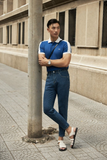  POLO NAM 8687-DƯƠNG VAI TRẮNG 