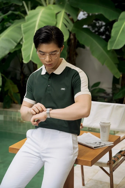  POLO NAM 8687-RÊU VAI KEM 