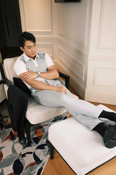  POLO NAM 8842-XÁM BÔNG TRẮNG 