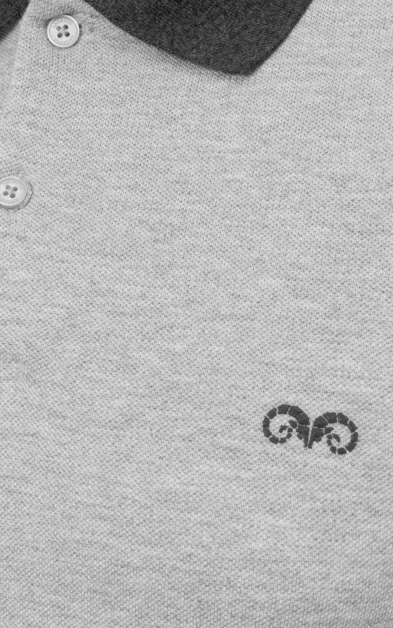  POLO NAM 8856-XÁM LỢT CỔ ĐEN 