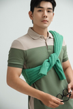  POLO NAM 8863-CỔ KEM RÊU THÂN 