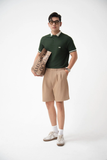  POLO NAM 8868-RÊU-KEM CỔ TAY 