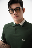  POLO NAM 8868-RÊU-KEM CỔ TAY 