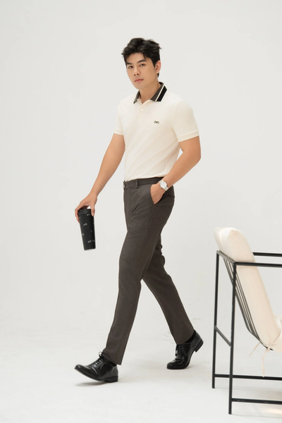  POLO NAM 8879-KEM CỔ RÊU ĐEN 