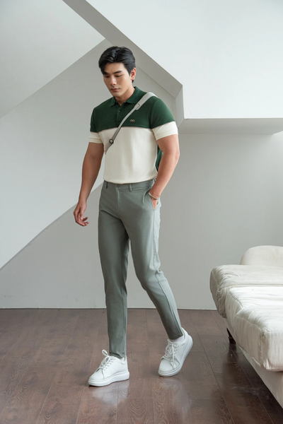  POLO NAM 8885AG-SLIM FIT RÊU KEM 