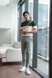  POLO NAM 8885AG-SLIM FIT RÊU KEM 