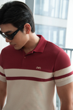  POLO NAM 8886-SLIM FIT KEM-ĐỎ ĐÔ 