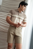  POLO NAM 8886-SLIM FIT KEM-CAFE 