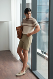  POLO NAM 8886-SLIM FIT KEM-CAFE 