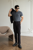  POLO NAM 8890-SLIM FIT XÁM 