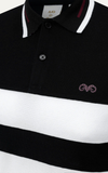  POLO NAM 8891-SLIM FIT TRẮNG F ĐEN 