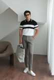  POLO NAM 8891-SLIM FIT TRẮNG F ĐEN 