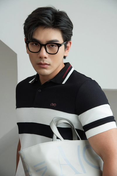  POLO NAM 8891-SLIM FIT TRẮNG F ĐEN 