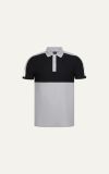 POLO NAM T8069-CỔ XÁM NGỰC ĐEN 