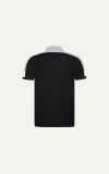  POLO NAM T8069-CỔ XÁM NGỰC ĐEN 