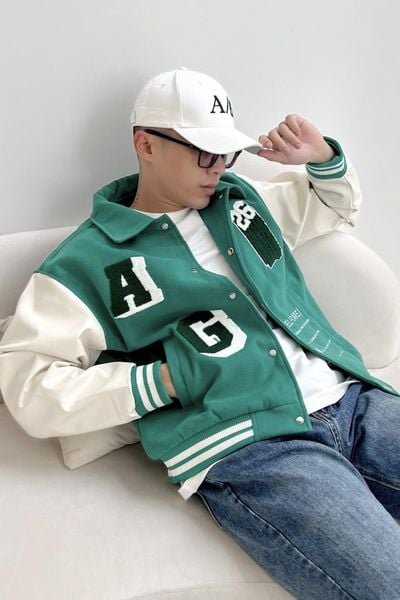  KHOÁC NAM 3809-XANH KÉC 