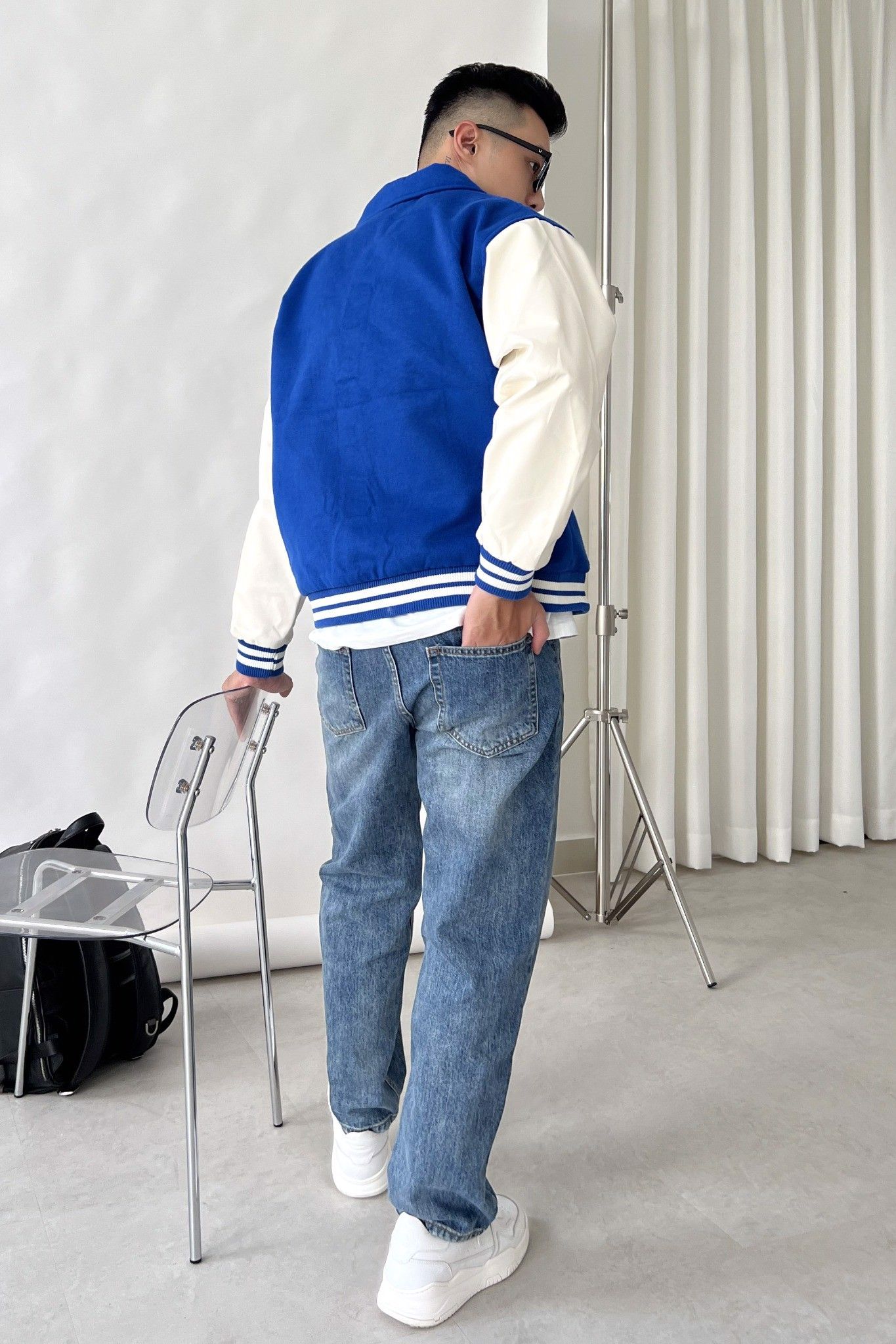  KHOÁC NAM 3809-XANH DƯƠNG 