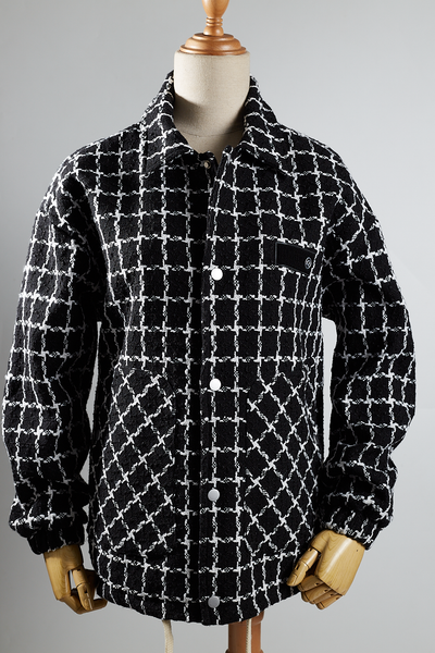  KHOÁC NAM NỮ B222-ĐEN 