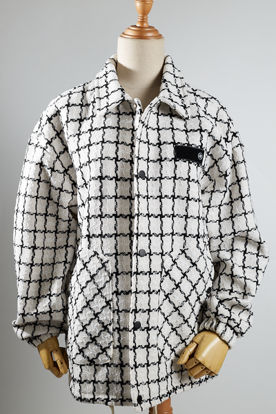  KHOÁC NAM NỮ B222-TRẮNG 