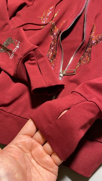  KHOÁC NỮ THUN CF31 - ĐỎ 