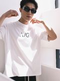  ÁO THUN NAM T697-LOOSE FIT TRẮNG 