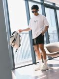  ÁO THUN NAM T697-LOOSE FIT TRẮNG 