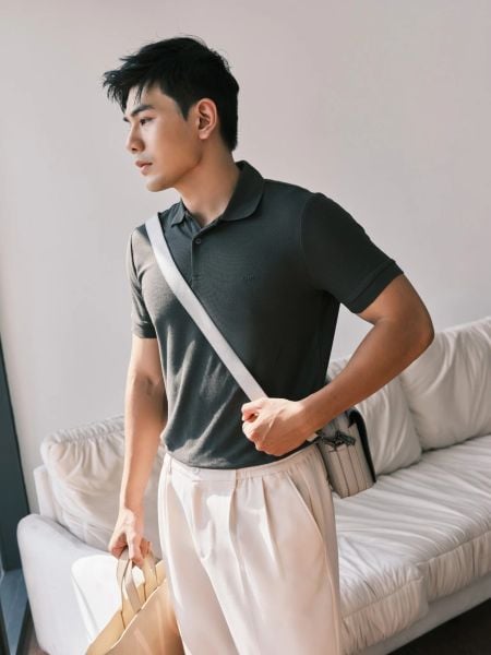  POLO NAM 3302-RÊU ĐEN GT32 732 