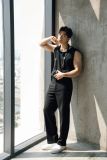  ÁO THUN NAM TANKTOP TA36-LOOSE FIT ĐEN 