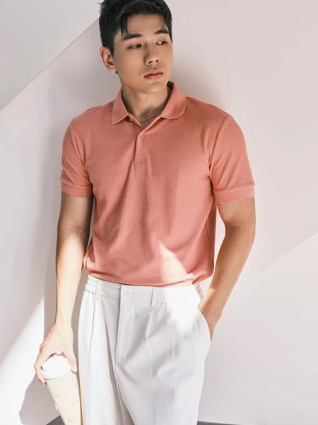  POLO NAM 3302-HỒNG DÂU 0853 