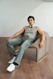  ÁO THUN NAM HI081-LOOSE FIT TANK TOP XÁM CHÌ 