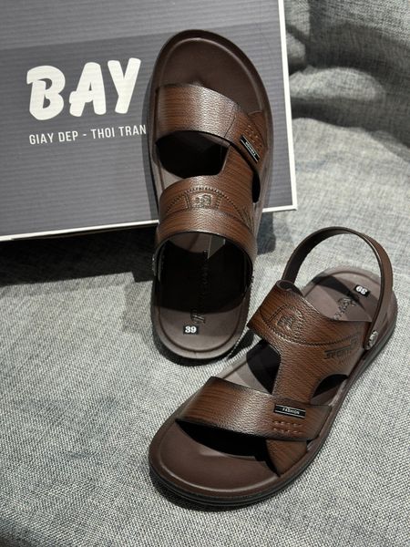  SANDAL NAM 0622-QUAI HẬU LẬT TIỆN LỢI, DA PU, ĐẾ CAO SU ĐÚC 