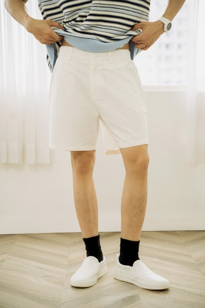  SHORT NAM L510-TRẮNG 