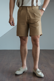  SHORT NAM L513 XẾP PLI-REGULAR FIT BÒ BR 