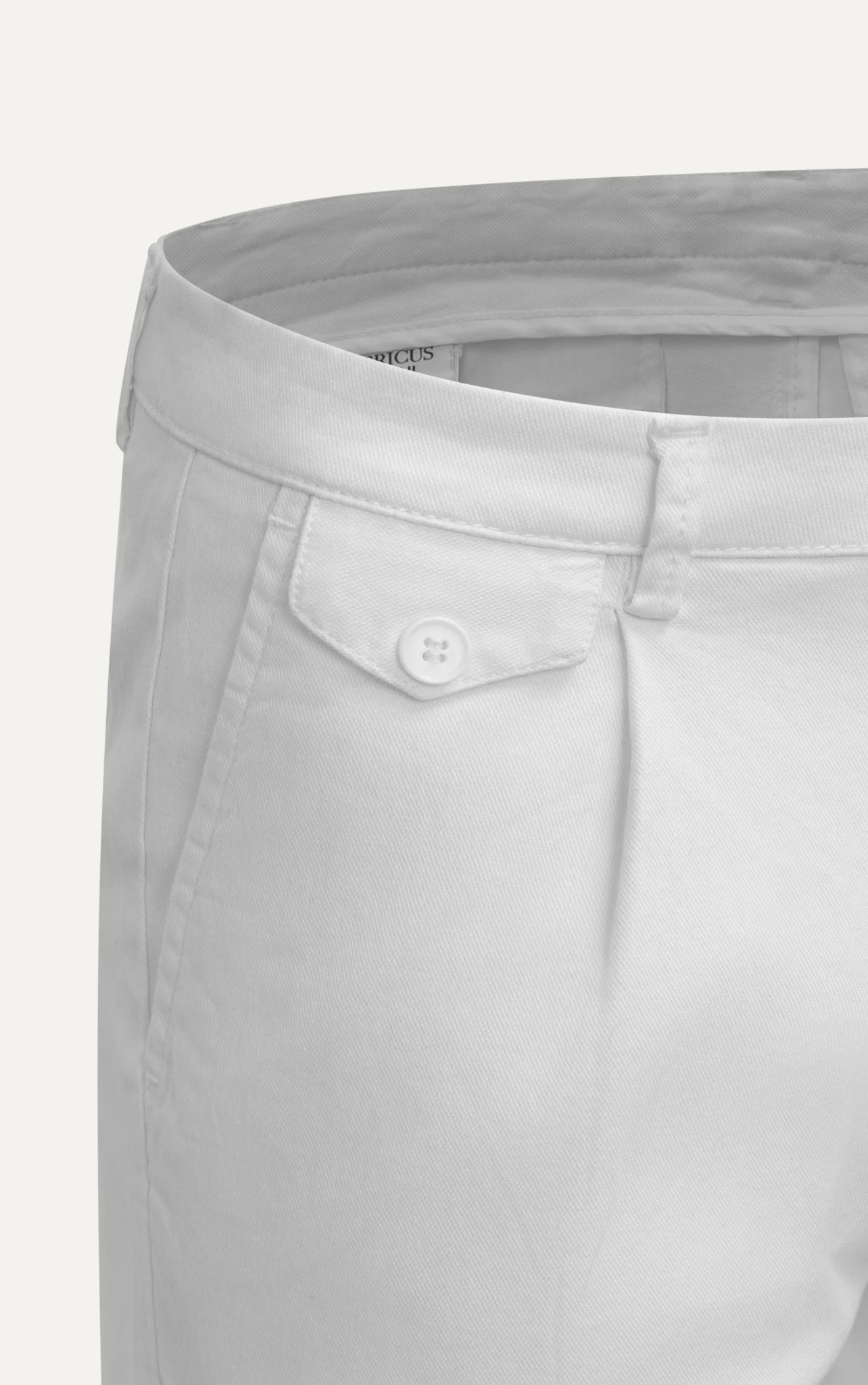  SHORT NAM LƯNG THUN L523-SLIM FIT TRẮNG 