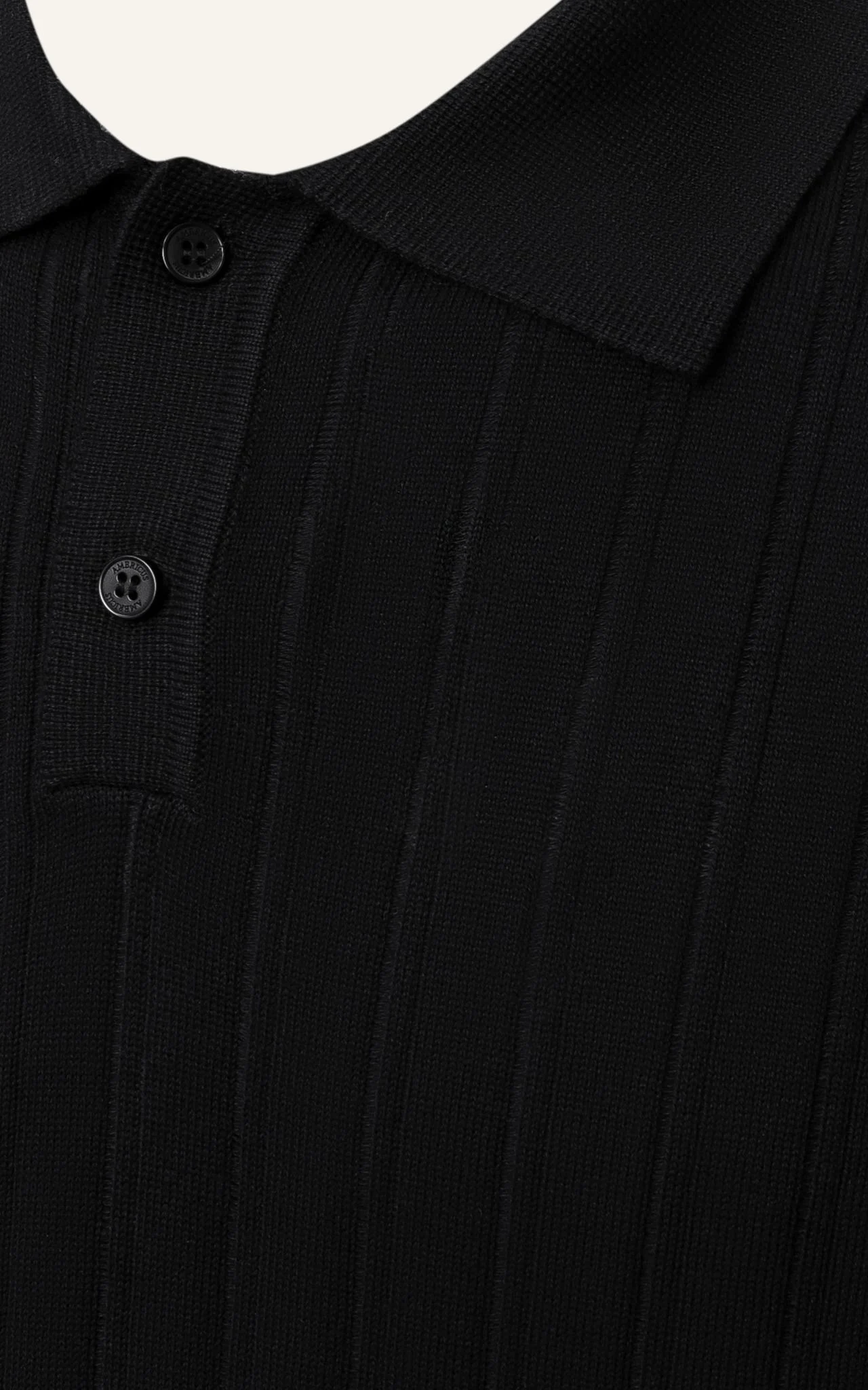  POLO NAM DỆT KIM N717-REGULAR FIT ĐEN 