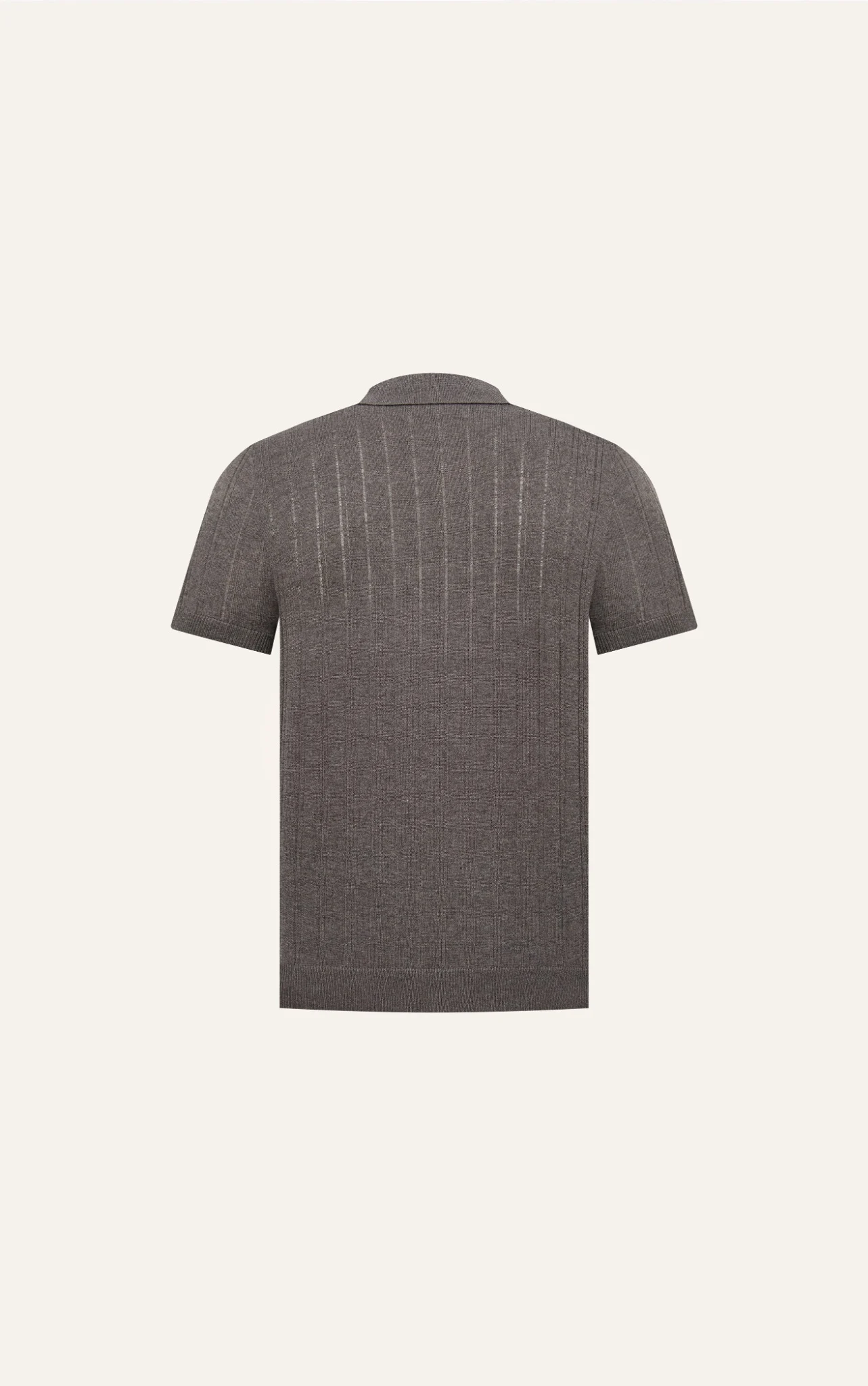  POLO NAM DỆT KIM N717-REGULAR FIT NÂU BG 